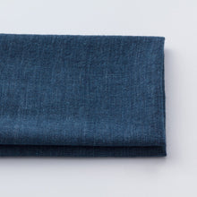 Load image into Gallery viewer, Cotton hemp Shimofuri, Indigo cotton linen fabric, Japan Aizome cotton
