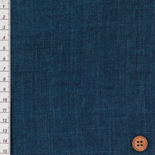 Load image into Gallery viewer, Cotton hemp Shimofuri, Indigo cotton linen fabric, Japan Aizome cotton
