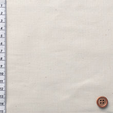 Load image into Gallery viewer, Japanese organic cotton Fabric By the yard, Mr. Yaezo&#39;s twill Weave ecru
